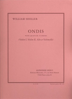 Sheller, William: Ondis (string quartet) score and parts