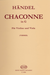 HAL LEONARD Handel, G.F. (Vermes): Chaconne in G for Violin & Viola