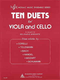 HAL LEONARD Errante, Belisario (arr): Ten Duets from works by Corelli, Telemann, Bach, Handel, Mozart & Schumann (Viola & Cello)