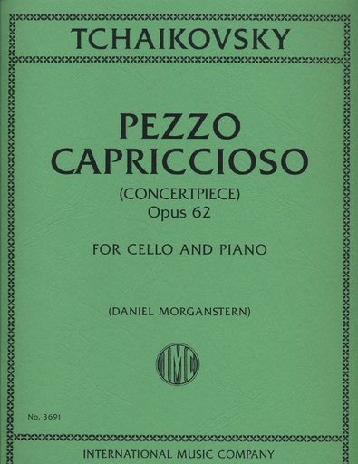 International Music Company Tchaikovsky, P.I. Morganstern, editor) : Pezzo Capriccioso Concertpiece, Op. 62 (cello & piano)