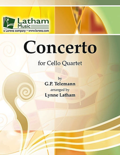 Telemann, G.P. (Latham): Concerto (4 cellos)