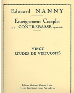 Nanny, Edouard: 20 Virtuoso Etudes (bass)