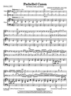 Carl Fischer Pachelbel (Dorff): Pachelbel Canon (violin, cello & piano)