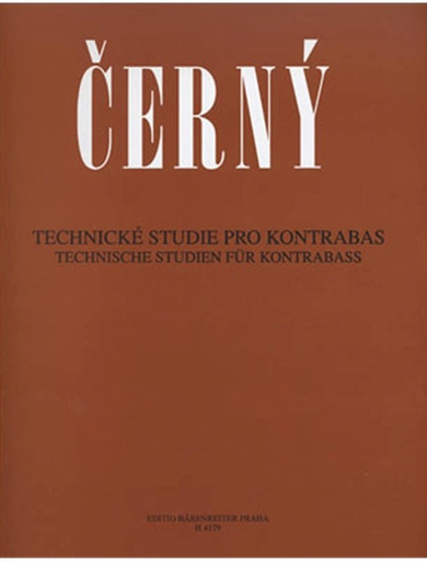 Barenreiter Cerny, Frantisek: Technical Studies for Double Bass (Technische Studien fur Kontrabass) Barenreiter