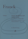 HAL LEONARD Franck (Jost): Sonata in A Major - TRANSCRIBED/URTEXT (cello & piano) Henle Verlag