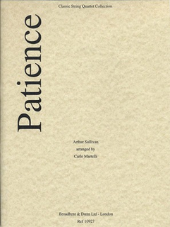 Carl Fischer Sullivan (Martelli): Patience (string quartet)