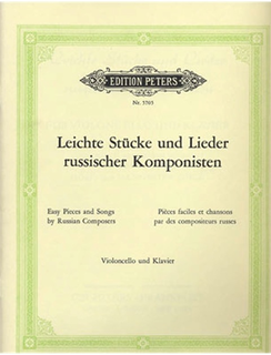 Edition Peters Peters Edition: Russian and Soviet Composers-Easy Pieces & Airs (cello & piano)