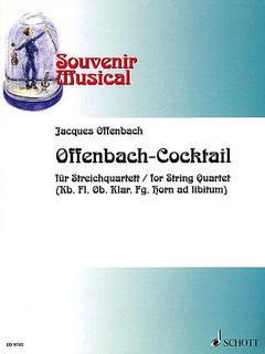 HAL LEONARD Offenbach, J. (Birtel, arr): Offenbach Cocktail (2 violins, viola, and cello)