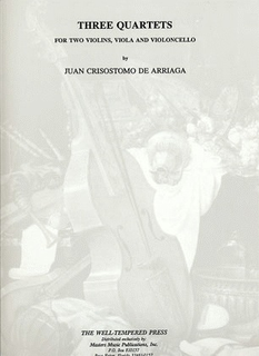 LudwigMasters Arriaga, Juan: Three String Quartets