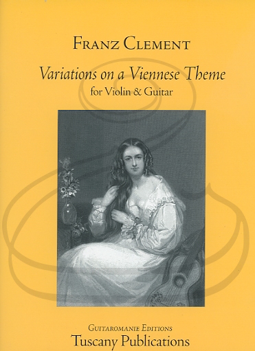 Carl Fischer Clement (Long): (score/parts) Variations on a Viennese Theme (violin & guitar) Tuscany Publications