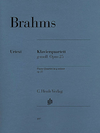 HAL LEONARD Brahms, J. (Krellmann, ed.): Piano Quartet, Op.25, No. 1, in G Minor (violin, viola, cello, and piano)