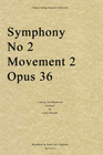 Beethoven, L.van (Martelli): Symphony No. 2, 2nd movement (string quartet)