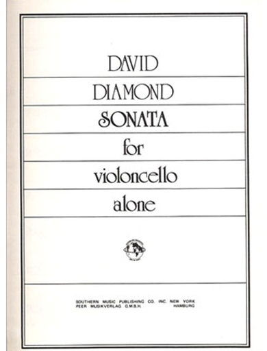 Carl Fischer Diamond, David: Sonata for Violoncello Alone