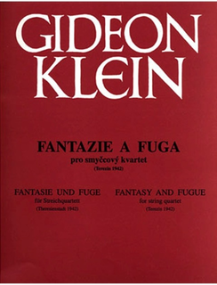 HAL LEONARD Klein, Gideon: String Quartet Fantasy and Fugue 1942 (score and parts)