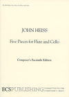 ECS Publishing Heiss: Five Pieces for Flute & Cello (flute & cello) ECS Publishing