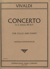 International Music Company Vivaldi: Concerto in G minor, RV 417 for cello and piano
