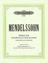 C.F. Peters Mendelssohn, F.: Works for Cello and Piano