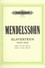 C.F. Peters Mendelssohn, F.: Piano Trios Op.49 in D minor, Op.66 in C minor (violin, cello, piano)