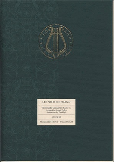 Carl Fischer Hofmann, Leopold: Concerto (cello & piano)