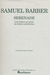 HAL LEONARD Barber, Samuel: Serenade for String Quartet Op.1 (score and parts)