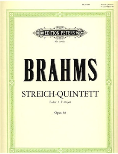 Brahms, Johannes: String Quintet No.1 (2 violins, 2 violas, cello)