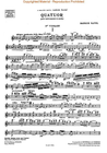 HAL LEONARD Ravel, Maurice: Quartet in F major (string quartet)