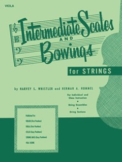 HAL LEONARD Whistler, H. & Hummel, H.: Intermediate Scales and Bowings for Strings (bass)
