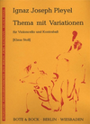 HAL LEONARD Pleyel: Theme & Variations (cello & piano)