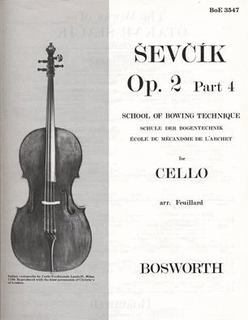 HAL LEONARD Sevcik, O.: Op.2 No.4 School of Bowing Technique (Cello)