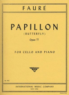 International Music Company Faure, Gabriel: Papillon Op.77 (cello & piano) IMC