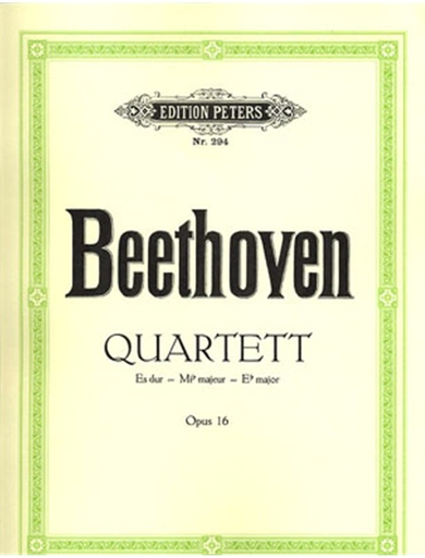 Beethoven, L. van: Piano Quartet in Eb op.16 (violin, viola, cello, piano)