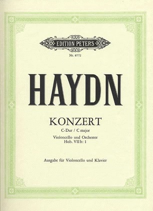 C.F. Peters Haydn, F.J.: Concerto in C-urtext (cello & piano)