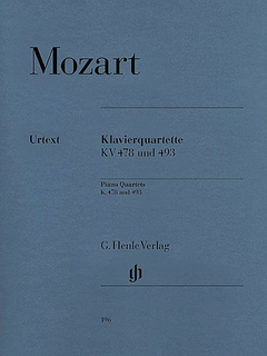 HAL LEONARD Mozart, W.A. (Herttrich, ed.): Piano Quartets,  KV. 478 and KV. 493, urtext (violin, viola, cello, and piano)
