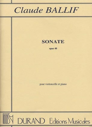 Carl Fischer Ballif, Claude: Sonate Op.40 (cello & piano)
