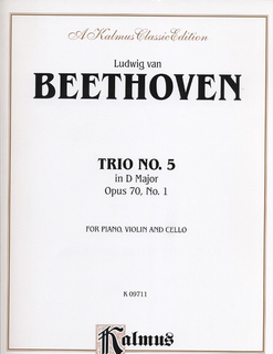 Alfred Music Beethoven, L. van: Piano Trio No. 5 Op. 70 No.1 in D Major (violin, cello & piano)