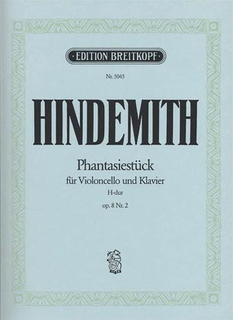 Hindemith, Paul: Phantasy Op.8 No.2 in B major (cello & piano)