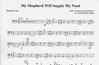 Ewing, R.M.: My Shepherd Will Supply My Need (Bass & Piano)