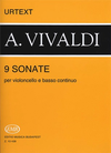 HAL LEONARD Vivaldi, A.: 9 Sonatas-urtext (cello & piano)
