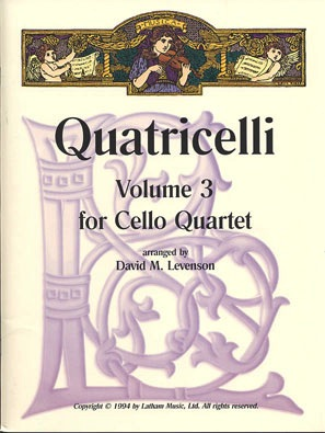 LudwigMasters Levenson, David: Quatricelli Vol.3 score & parts (4 cellos)