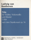 Beethoven, L. van: Trio in C major from the Triple Concerto Op. 56  (violin, cello & piano)