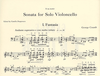 C.F. Peters Crumb, G.: Sonata for Solo Violoncello (cello)