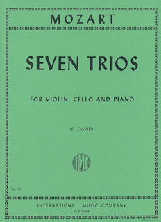 International Music Company Mozart: Seven Trios (violin, cello, & piano) IMC