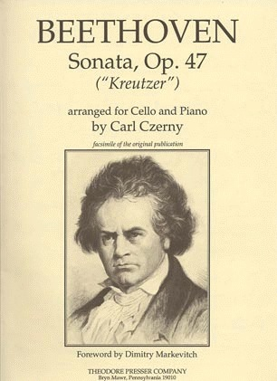 Carl Fischer Beethoven (Czerny)Sonata Op.47 ''Kreutzer''(cello & piano)