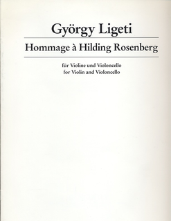 HAL LEONARD Ligety, Gyorgy: Hommage a Hilding Rosenberg for Violin & Violoncello