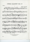 HAL LEONARD Schuman, William.: String Quartet No. 4 (set of parts)