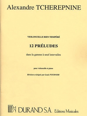 HAL LEONARD Tcherepnin, Alexander: 12 Preludes Op.38 (cello & piano)