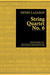 Carl Fischer Lazarof, Henri: String Quartet No. 6, score and parts