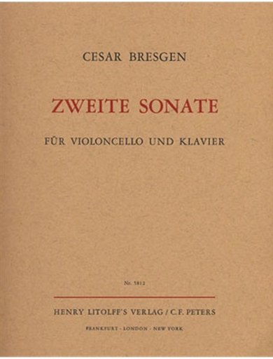 C.F. Peters Bresgen, Cesar: Cello Sonata No.2 (cello & piano)