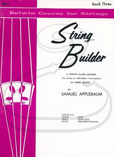 Alfred Music Applebaum: String Builder, Bk.3 (bass) Belwin