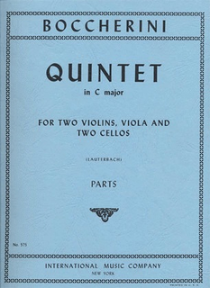 International Music Company Boccherini, Luigi: Quintet in C major (2 violins, viola, 2 cellos)